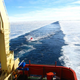 Marine seismic technology was deployed from the back of an ice breaker near Antarctica’s Sabrina Coast. Image: Sean Gulick/University of Texas at Austin